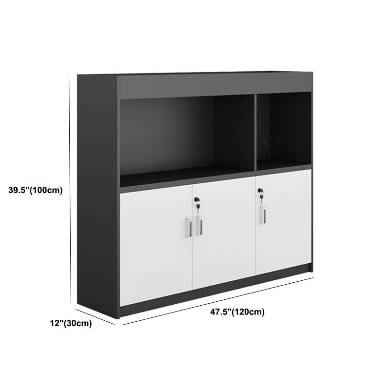 11.8"W Wood Bookshelf with Geometric Multi Layers Bookcase in Dark Taupe (without Plant)