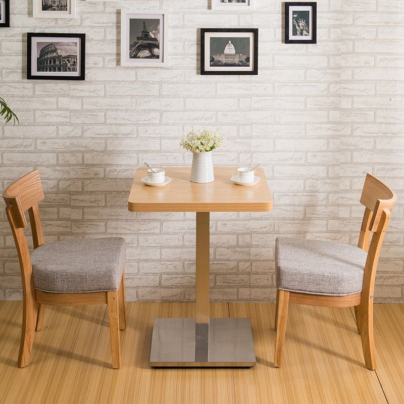 Industrial Style Dining Room Table Metal Base Table for Home Kitchen Dinner