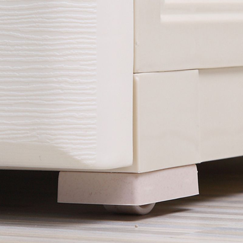 Modern Kids Dresser Set Plastic Vertical Nursery Dresser with Drawers for Home