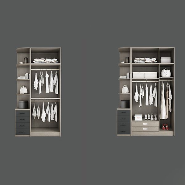 Manufactured Wood Storage Cabinet Modern Cabinet with Hinged Doors