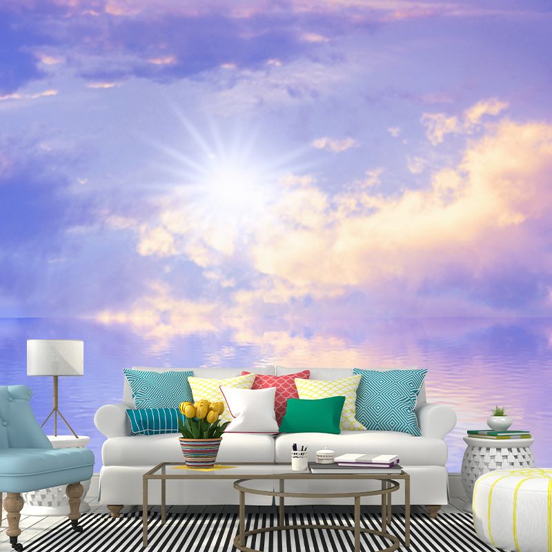Colorful Sky Photography Stain Resistant Mural Wallpaper Indoor Wall Mural