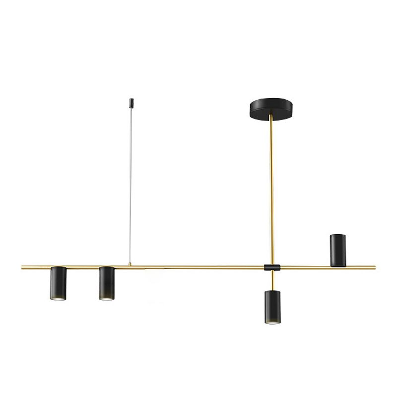 Modernist Cylinder Island Pendants Metal Pendant Lights for Dining Room