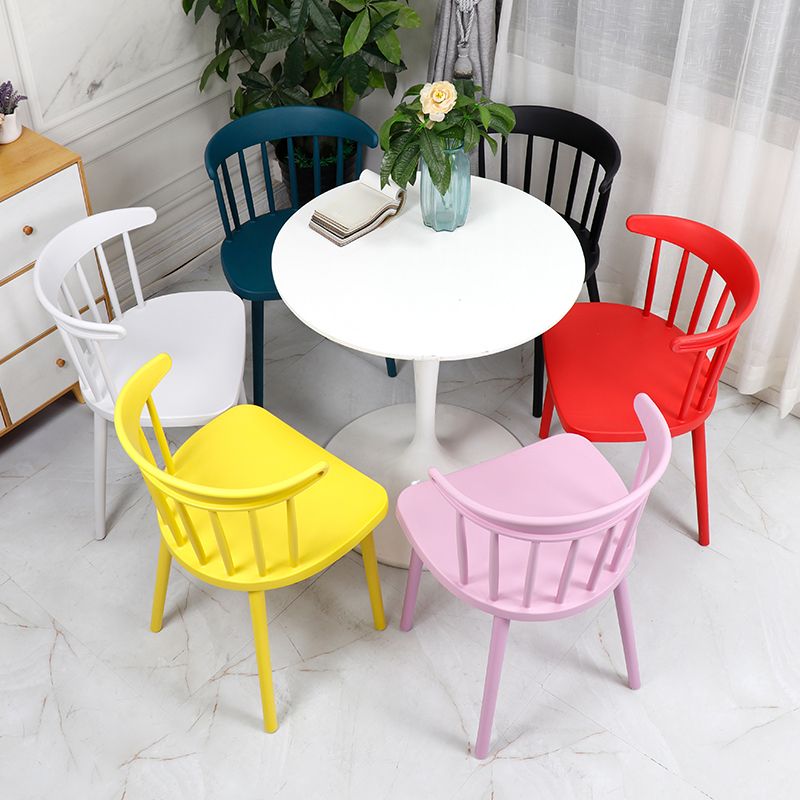 Contemporary Dining Room Chair Plastic Side Chair for Home Use