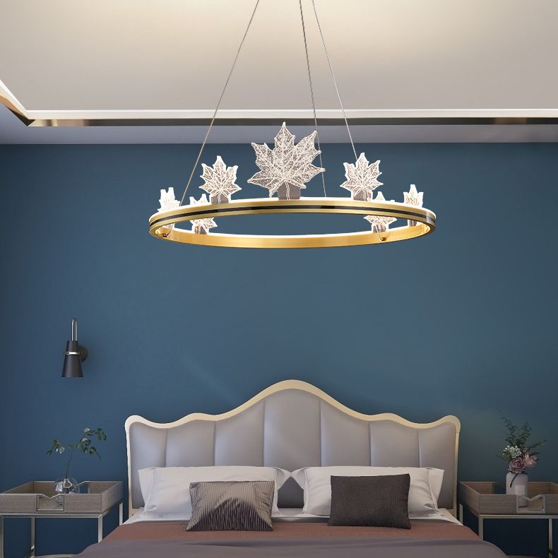 Moderne runde Form Kronleuchter Lichter Metall 8 leichte Kronleuchterbeleuchtung