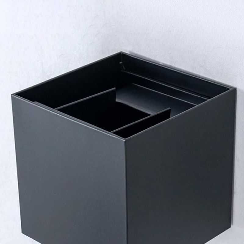 Moderne Stil quadratische Wandleuchte Leuchte Metall 2 Leuchten Wandmontierte Beleuchtung