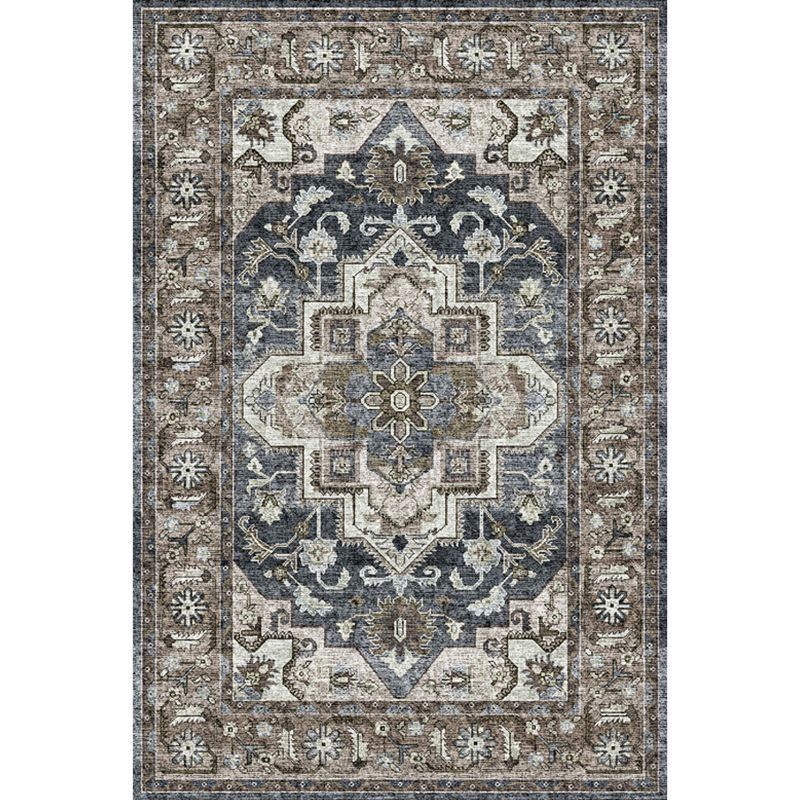 Shabby chic decoratietapijt Meerkleurig geometrisch bedrukt tapijt Antislip achterkant Huisdiervriendelijk wasbaar binnentapijt