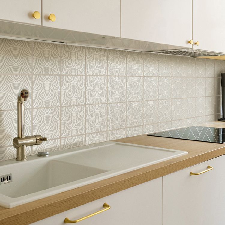 Modern Mosaic Tile Peel and Stick Tile Pvc Kitchen Backsplash Peel and Stick Wall Tile