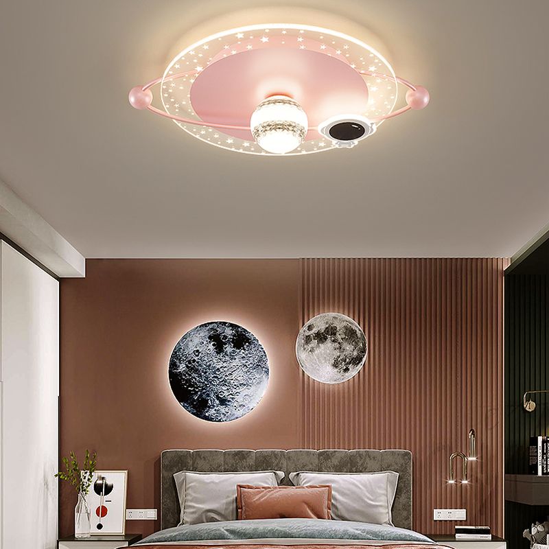 Ronde vorm led plafondlicht cartoon cartoon slaapkamer plafond gemonteerd licht