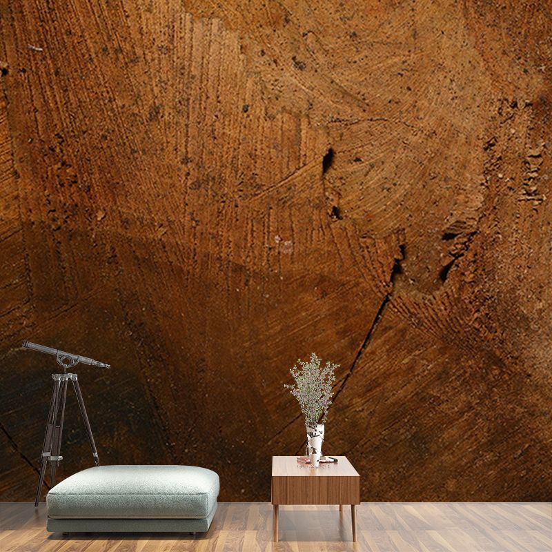 Wood Texture Mural Industrial Mildew Resistant for Decoration