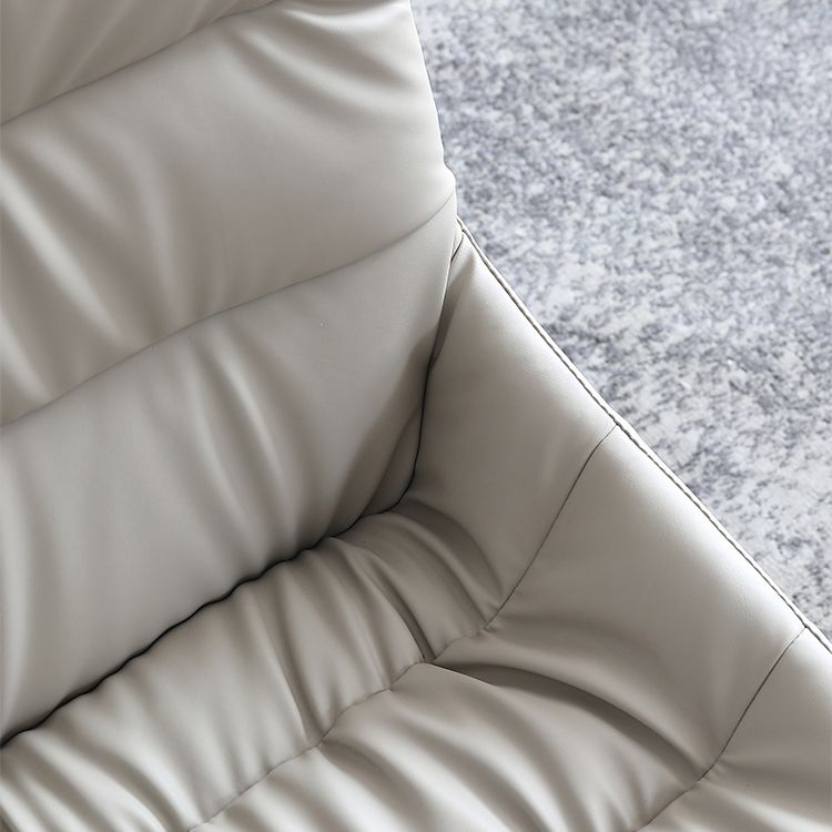 Sillas de comedor estilo moderno Sillas sin brazos para cocina con patas de metal