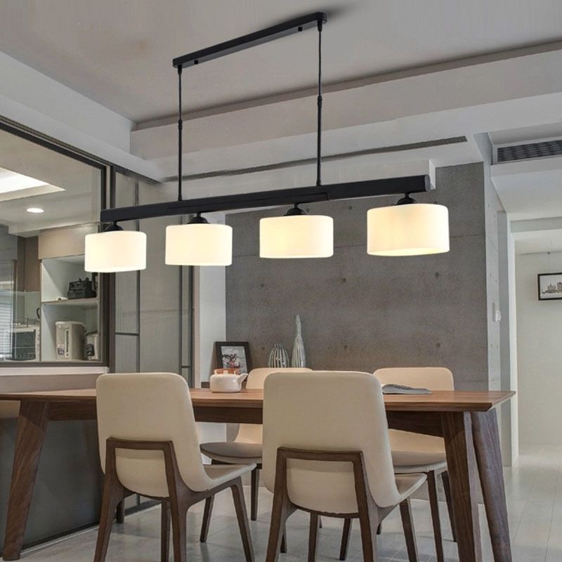 Postmodern Metal Island Light Forma 4 Lights Island Colgante para comedor