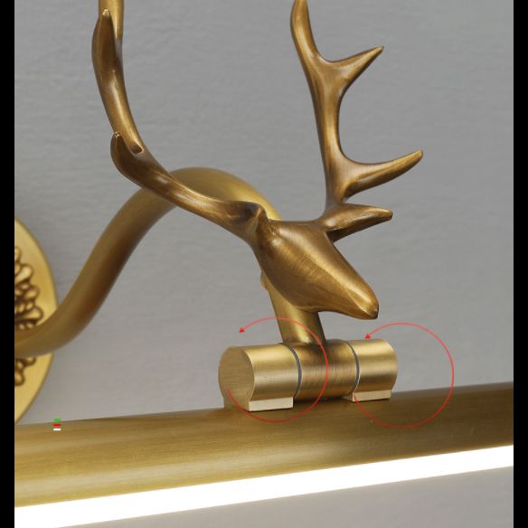 Luce Extravagant Linear Vanity Fishestures Acrilic Vanity Sconce