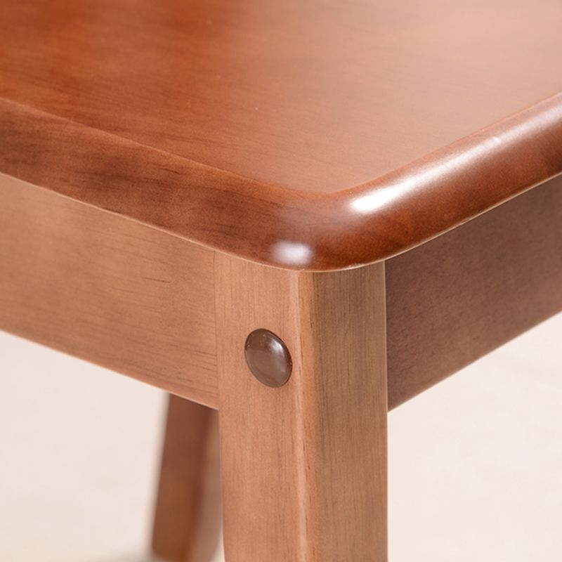 Solid Wood Traditional Dining Chair Matte Finish Side Chair for Home