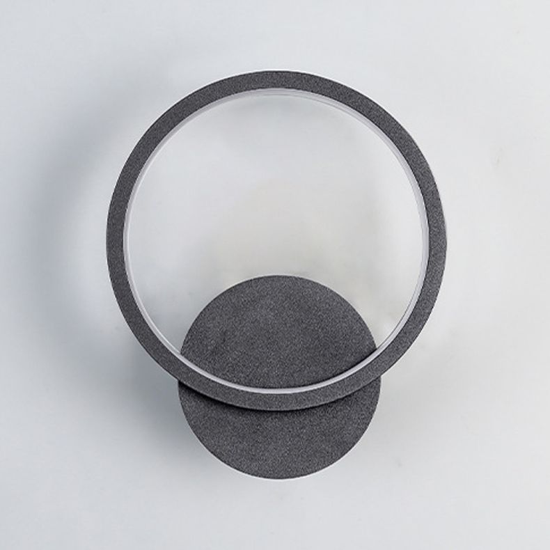 Modernistische Ringwandleuchter -LED -Minimalismus -Wandmontage Licht für Esszimmer
