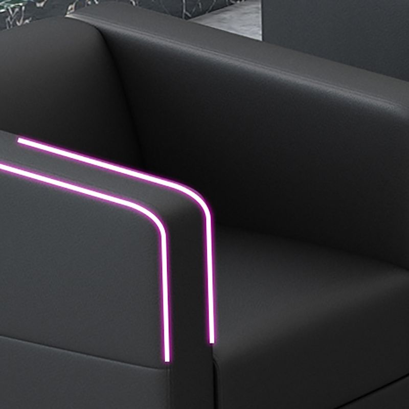 High Wear Resistance Tuxedo Arm Sofa High Tear Resistance Contemporary Sofa for Bonus Room