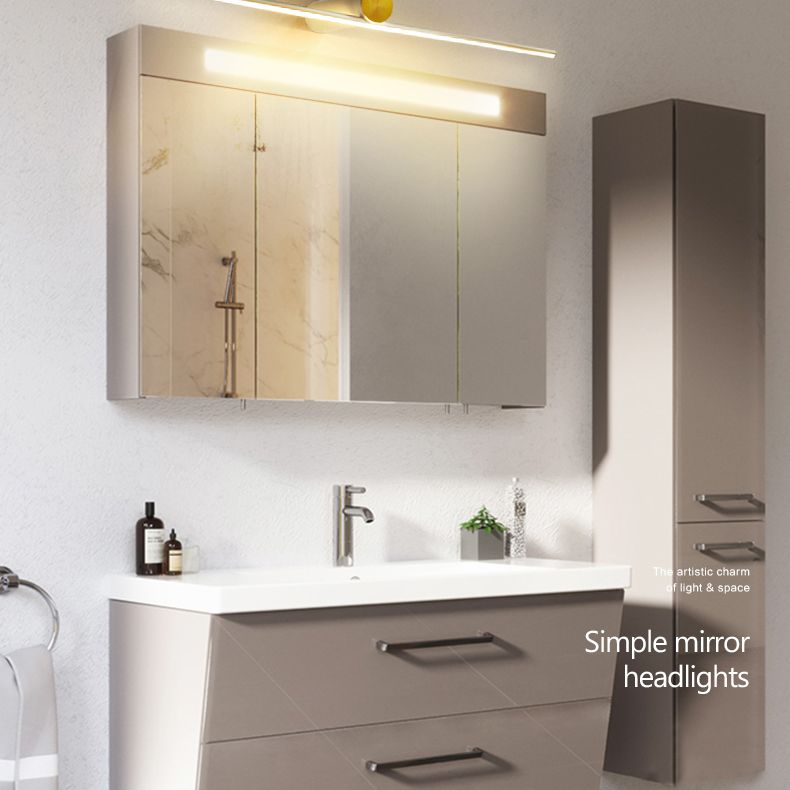 LED LINEAR LED lampe à style minimaliste moderne Aluminium unique Vanité unique