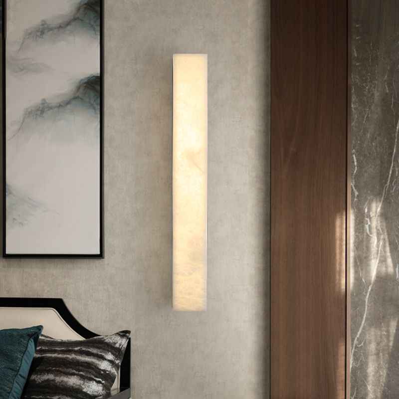 Modernism Wall Sconce Marble Shade Wall Light Fixture for Living Room