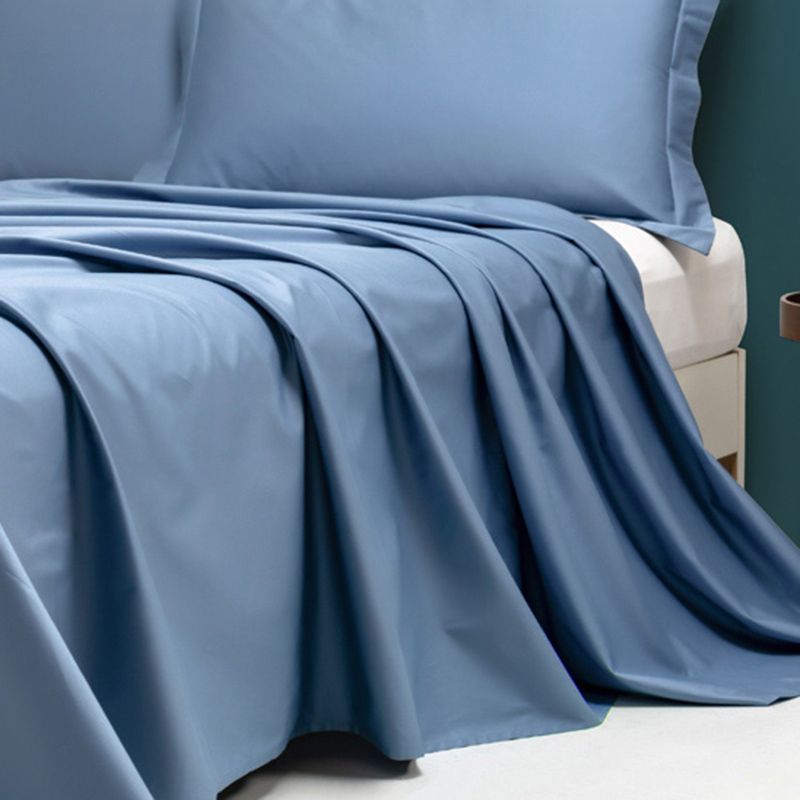 Sheet Sets Cotton Solid Color Super Soft Breathable Wrinkle Resistant Bed Sheet Set