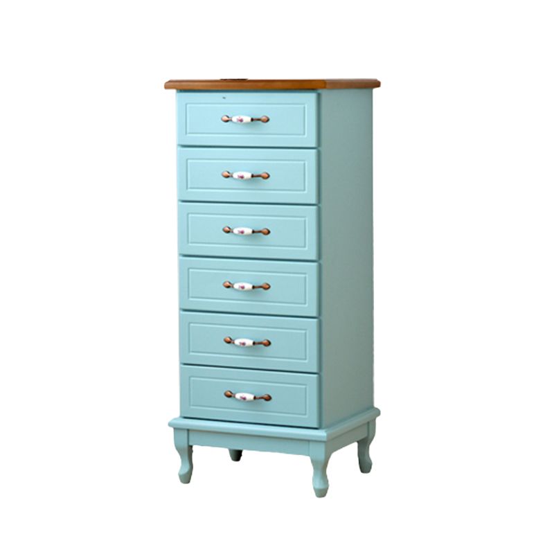 15.74" Wide Accent Chest with Drawers Solid Wood Chest with Cabriole Legs