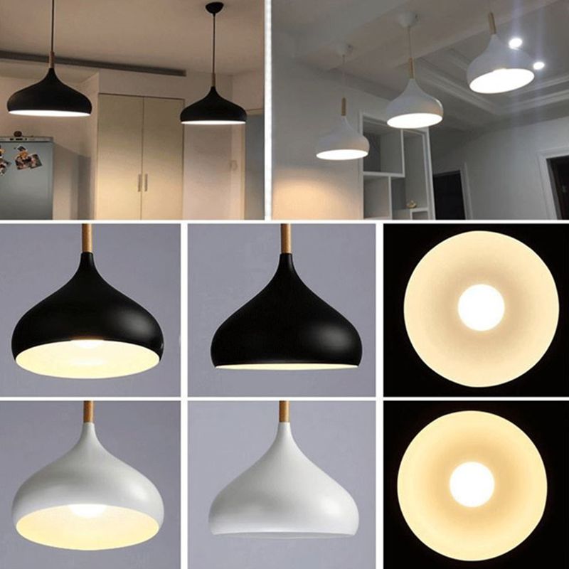Geometric Shape Metal Hanging Light Modern Style 1 Light Hanging Light Mount Fixtures