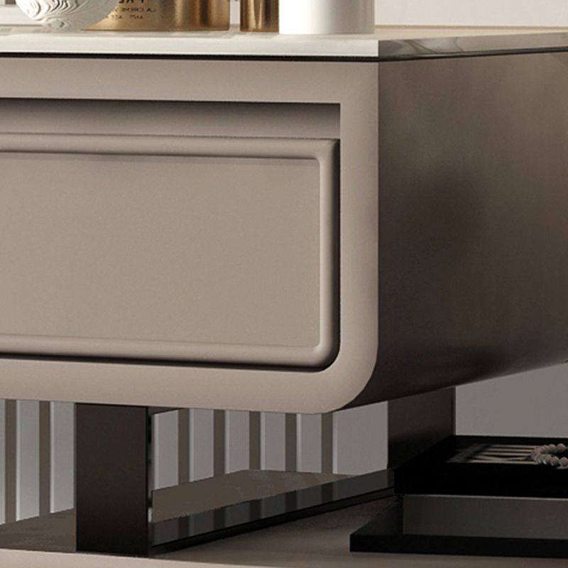 Luxurious Make-up Vanity Stone Top Vanity with 2/4 Storage Drawers