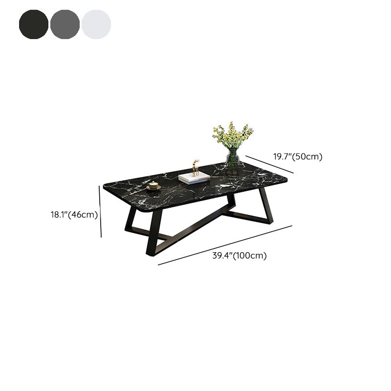 Rectangular Modern Simple Coffee Table 1 Single Cocktail Table for Home