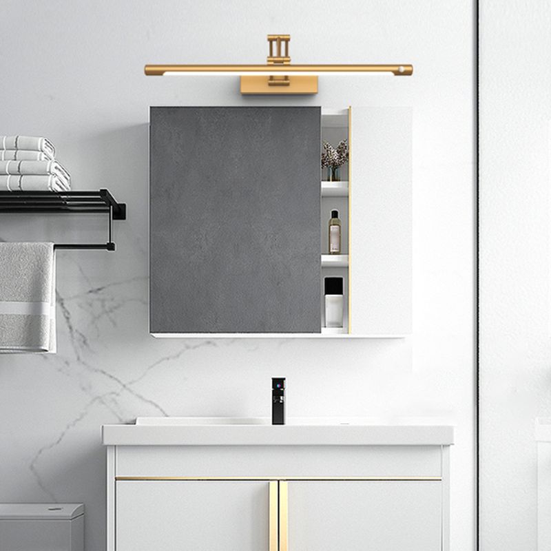 Minimalism Vanity Lighting Adjustable Wall Light Fixture with Metal for Bathroom