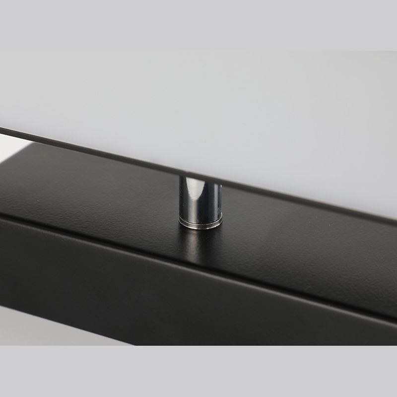 10" Wide Rectangular Acrylic LED Wall Lamp Modern Style Rotatable Bedside Light for Bedroom