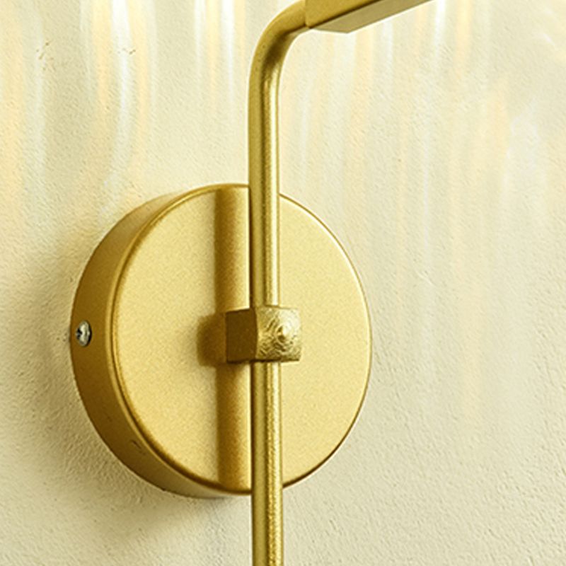 Modern Spherical Glass Wall Light Fixture 1-Bulb Bedroom Wall Sconce Light