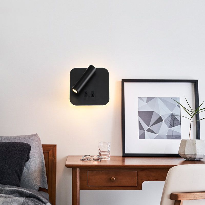 LED moderna luz de pared de la pared Luz de luz simple al lado de la luz de la sala de estudio de la luz Light