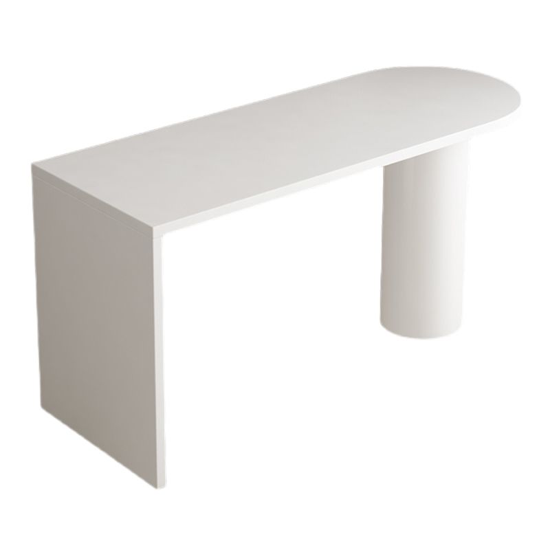 Modern Kitchen Standard Dining Table Solid Wood Dining Table with Double Pedestal Bases