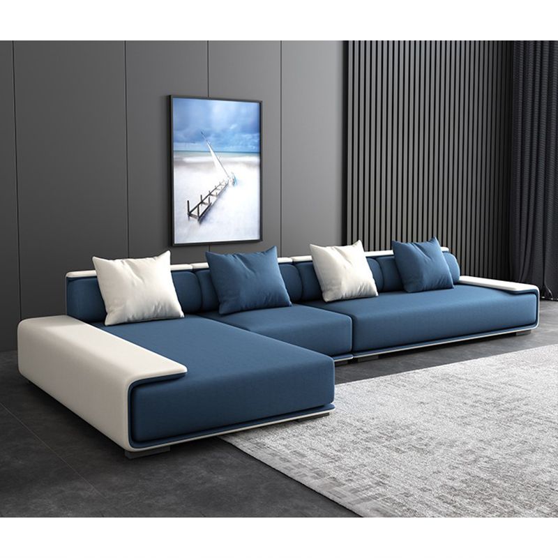 Contemporary Sofa141.73" L X 70.86" W X 29.52" H Armless Sectional for Apartment