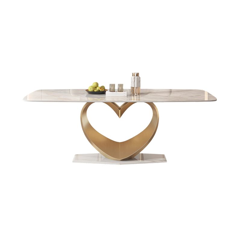 1/2/4/5/7/9 Pieces Rectangle Dining Set Luxurious Sintered Stone Top Dining Table Set