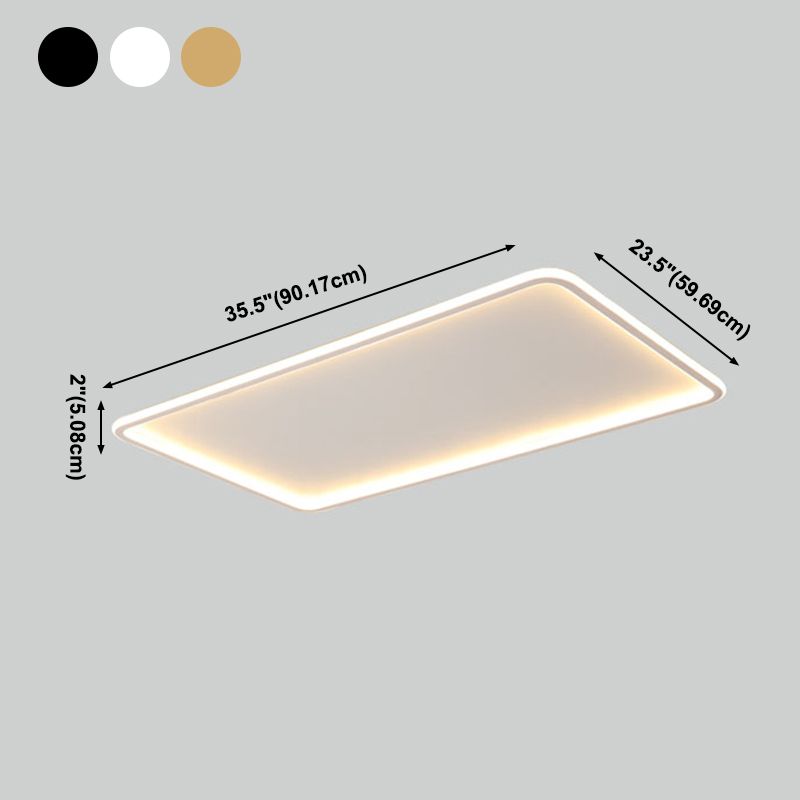 Simple Style Mount Ceiling Lights Aluminum Ceiling Lamp for Bedroom Living Room