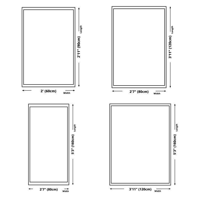 Luxurious Ink Painting Rug Abstract Polyester Indoor Carpet Non-Slip Backing Rug for Living Room