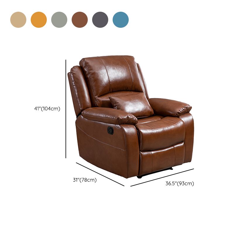 Solid Color Recliner Chair Massage Stain Resistant Standard Recliner