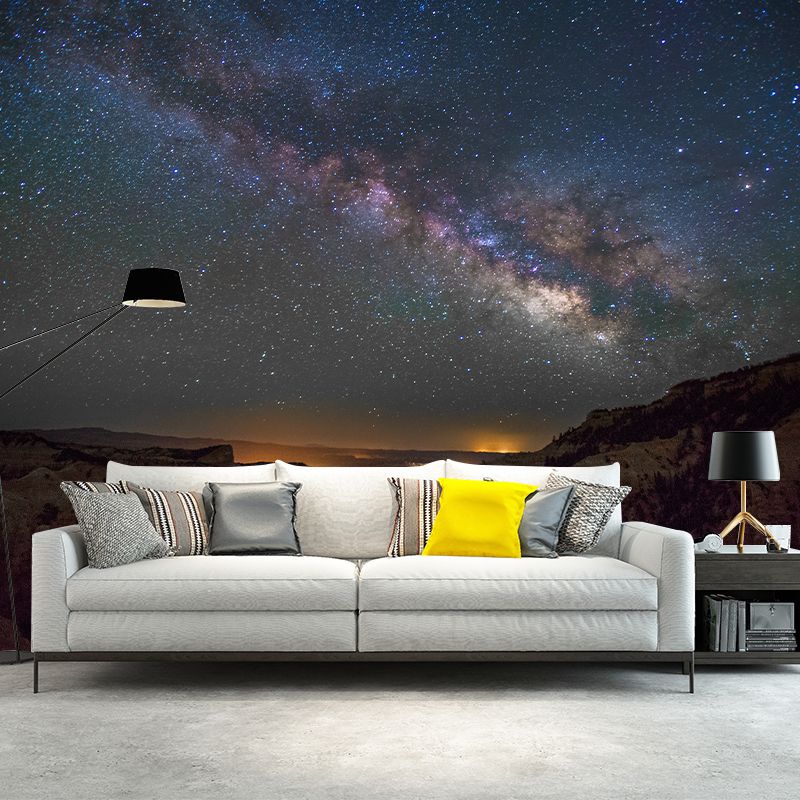Beautiful Universe Removable Wall Mural for Sleeping Room, Stain Resistant