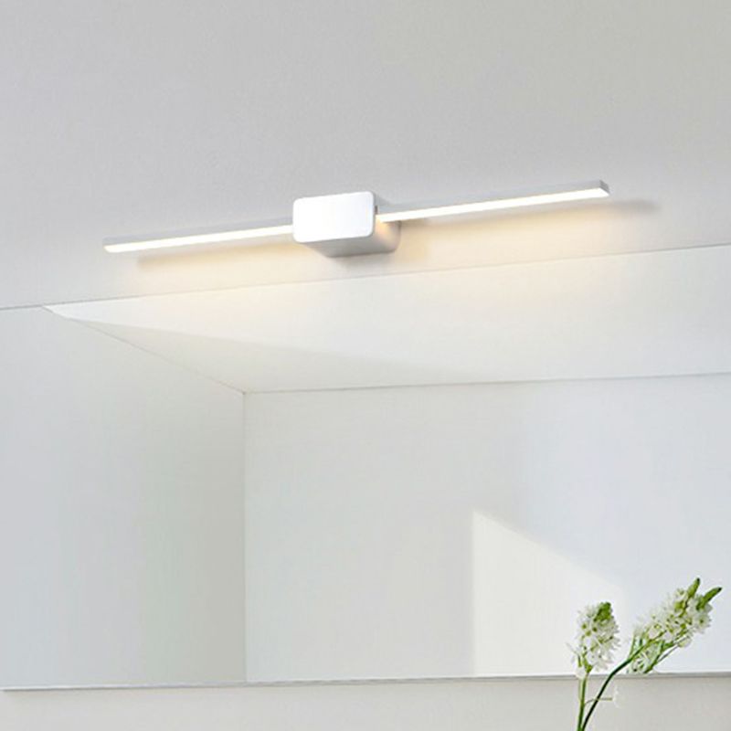 Lampada da parete per vanità da bagno a forma di palo Acrilico LED minimalista a parete montata