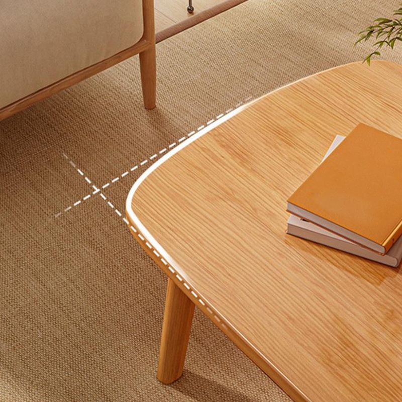 Rectangle Bunching Tables Solid Wood Coffee or End Table with Storage Shelf