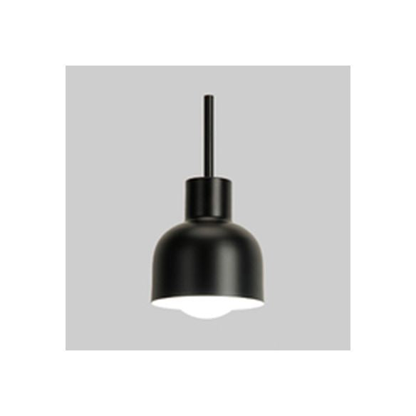 Modern Style Domed Pendant Light Single Head Aluminium Hanging Light for Restaurant Foyer