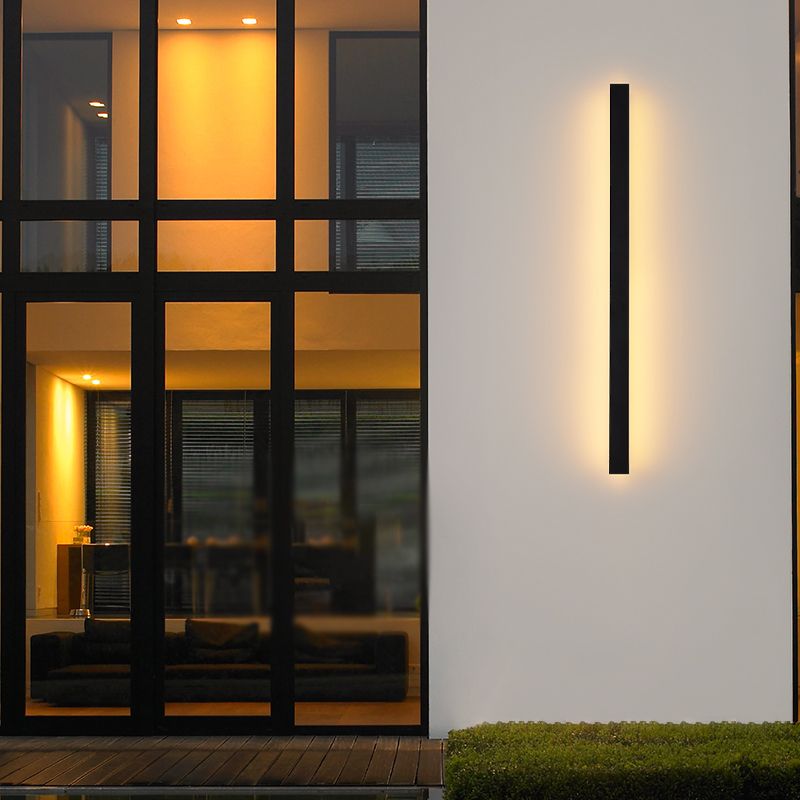 Metal Sconce Light Fixtures Black Wall Mounted Lights for Outdoor