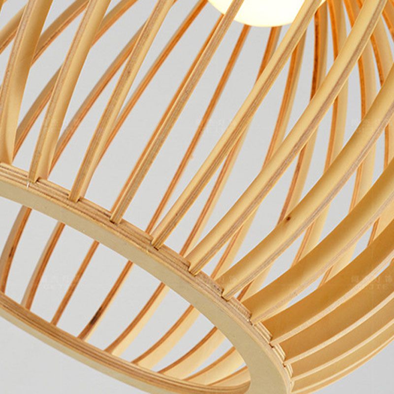 Chinesische Kuppel Anhänger Beleuchtungskörper Rattan Hanges Licht mit hängenden Schnur für das Restaurant