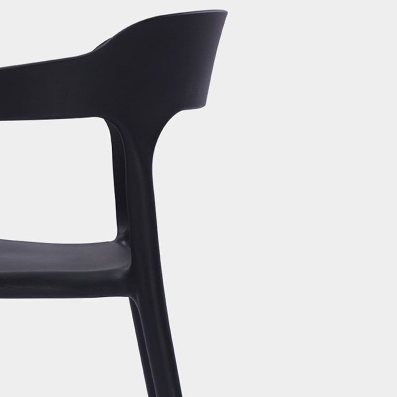 Silla de cocina contemporánea que cena la silla lateral sin brazos con las piernas plásticas