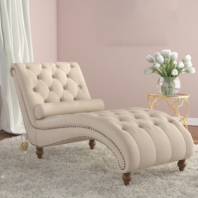 Modern Style Armless Chaise Living Room Faux Leather Chaise Lounge