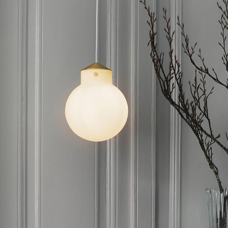 Plafond de plafond en laiton Light Pendre simple 1 bulbe LACE BLANC SUSPENSION DE LA BLAND POUR LE COURDE