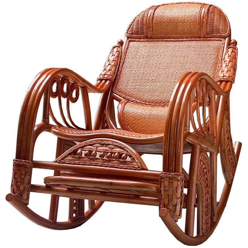 Traditional Recliner Chair Rattan/Wicker Recliner Chair for Living Room