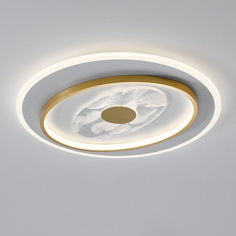 2 Light Ceiling Lamp Modern Style Metal Ceiling Lighting for Living Room
