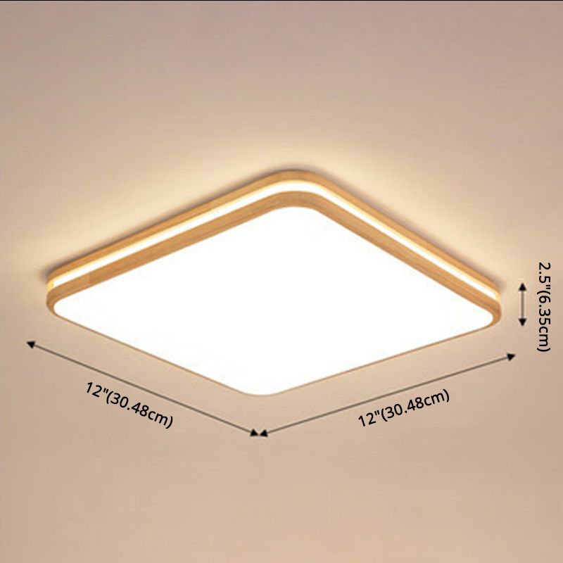 Geïntegreerde LED semi-inbouwverlichtingsarmaturen Ultra-moderne acryl plafondgemonteerde kroonluchter voor slaapkamer