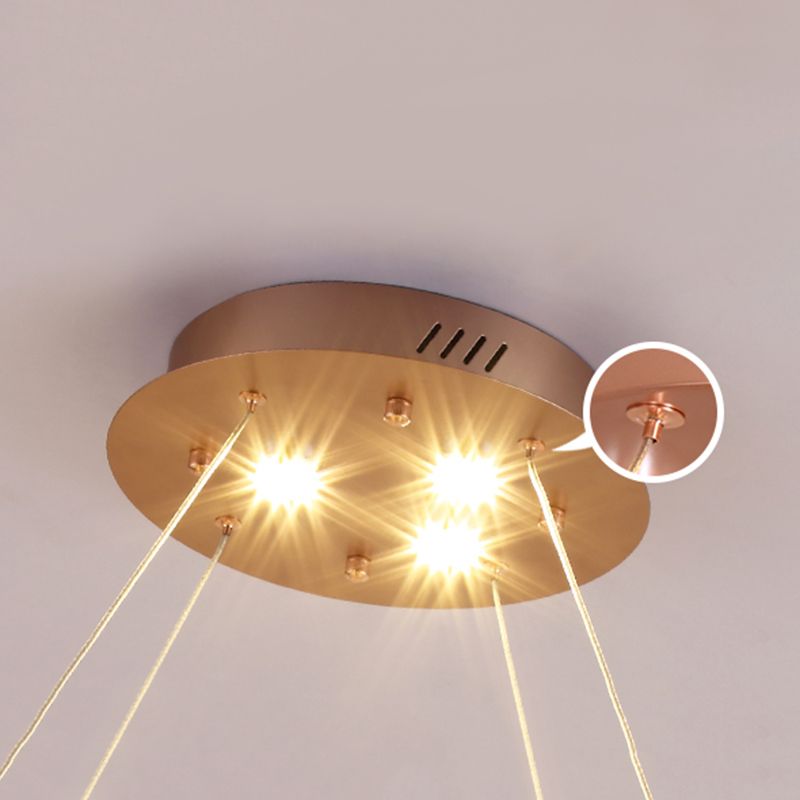 Luce a ciondolo a LED STANI MODERISTICA NORDICA LEDELIE LEDELIE PER LA CAMERA DA LEDAGNA SALO