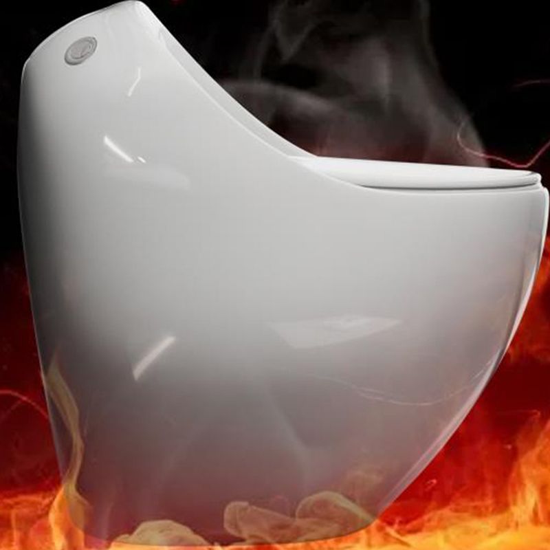 Modern Porcelain Floor Mounted Flush Toilet All In One Siphon Jet Toilet